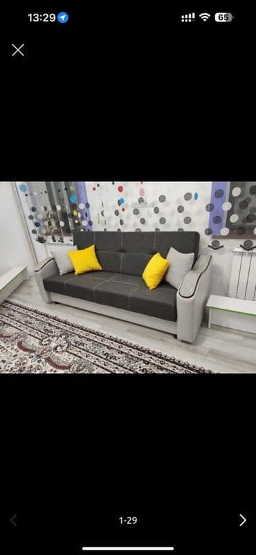 раздвижные диваны: Прямой диван, Трехместный — 12