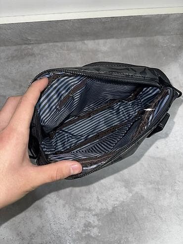 чехол на 13: Сумка COACH через плечо (messenger), черная, с фирменным монограммным — 3