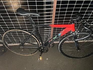 Городской/трековый велосипед с рулём-бараном - Рама: жёсткая