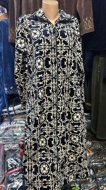 белая ночная сорочка: Халат, Бамбук, Made in KG, M, L, XL — 6