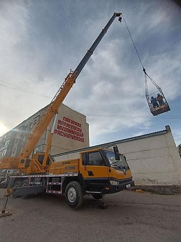 Автокран кызматтары: Услуги автокрана XCMG QY25K5D + и Фура площадка, платформа, бортовой — 8
