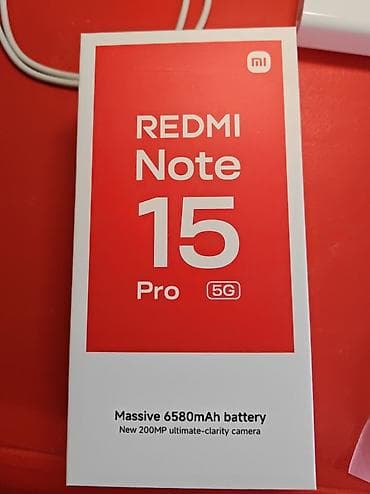 Redmi, Redmi Note 15 Pro, Б/у, 256 ГБ, цвет - Черный, 2 SIM, eSIM