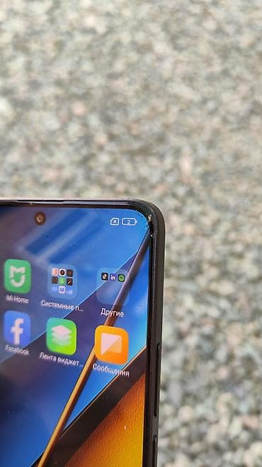redmi note 50: Poco X6, Б/у, 256 ГБ, цвет - Черный — 1