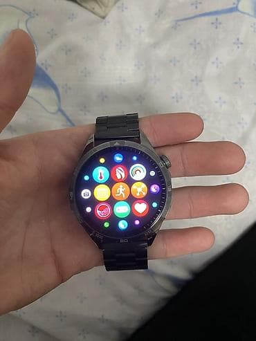 Детские смарт-часы: Смарт-часы с круглым сенсорным экраном и металлическим браслетом — 1