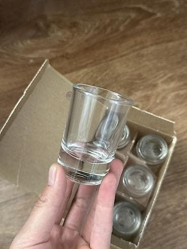 Стаканы: Набор стаканов Basic — 6 штук - Тип: низкие стеклянные тумблеры (old — 2