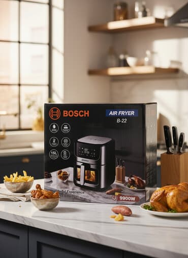 Аэрогриль BOSCH Air Fryer B-22 Основные характеристики: - Объем: 15 л at lalafo.kg Аэрогриль BOSCH Air Fryer B-22 Основные характеристики: - Объем: 15 л