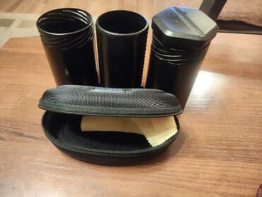 барсетка оригинал: Футляр для очков, Унисекс, цвет - Черный, Новый — 1