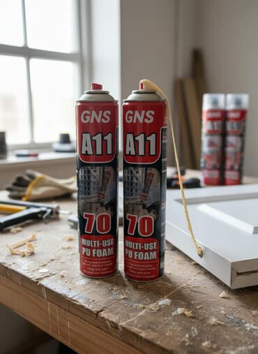 Многофункциональная полиуретановая пена GNS A11. Используется для
