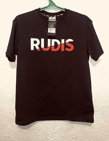 rudis: Мужская футболка, L, Новый, цвет - Черный, Платная доставка — 1