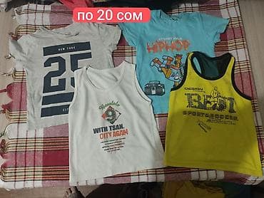 Балдардын кийим-кечелери жана бут кийимдери: 🧢Вещи для мальчиков на возраст примерно от 3-4 до 5 лет. ✅Отличный — 3