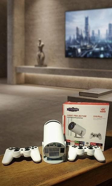 xbox console: ​🎮 Игровой Smart TV Проектор 3DGame X10 Plus (Комплект с геймпадами) — 6