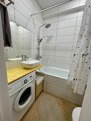 baytik: 2 комнаты, 64 м², Асанбай мкр Элитка, 7 этаж, Дизайнерский ремонт — 7