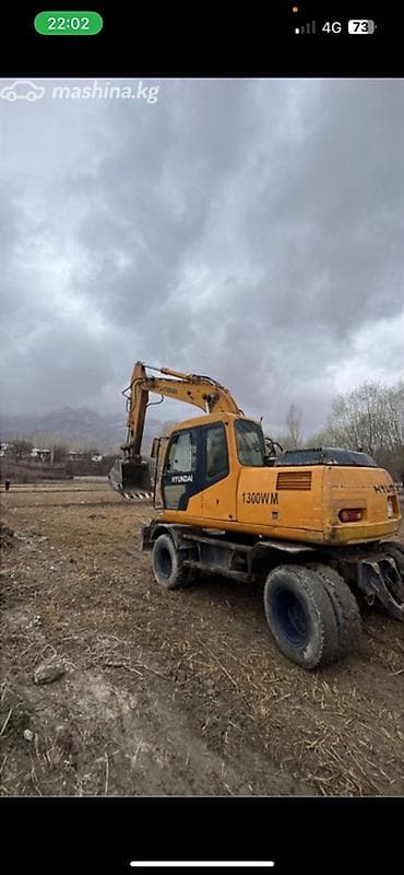 экскаватор 1300: Экскаватор, Hyundai, 2002 г., Колесный — 7