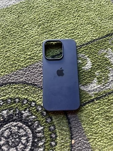 Техника жана электроника: Чехол для iPhone 14Pro (вырез под блок камер Pro/Max), темно‑синий - — 1