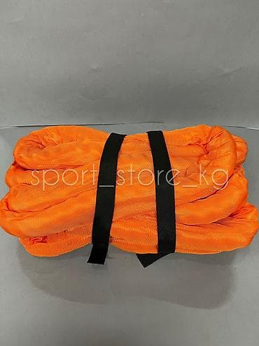 канат спортивный: Канат для кроссфита Цвет оранжевый Длина 9 метров Толщина 5 см В — 3