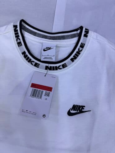 mango: Мужская футболка, M, Nike, Новый, цвет - Черный, Самовывоз — 4