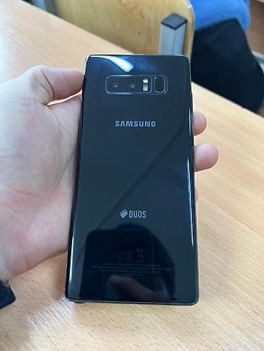 Samsung Galaxy Note 8, Б/у, 64 ГБ, цвет - Черный, 2 SIM, eSIM