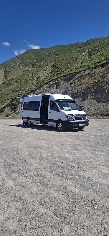 Трансфер, пассажирские перевозки: Пассажирский микроавтобус Mercedes-Benz Sprinter (длинная база — 2