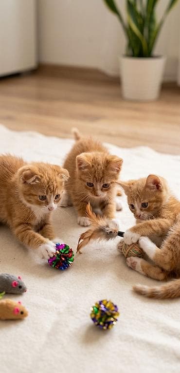 британская кошка бишкек: Скотиш Страйт (Шотландская прямоухая), 1 месяц, Мальчик, Рыжий, Приучена к лотку — 2