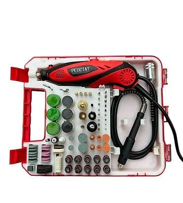 Многофункциональный гравер (миникутер) в кейсе с гибким валом и