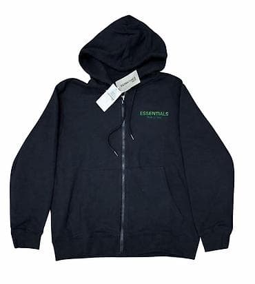 Шымдар: Эркектердин толстовкасы, L, Essentials, Жаңы, түсү - Кара — 1