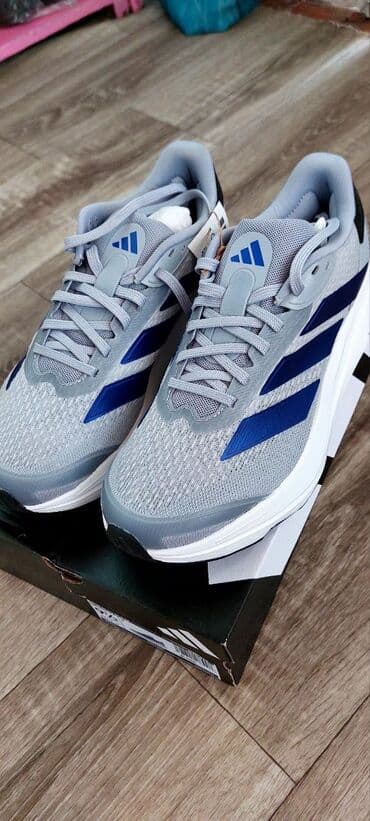 бу обув: Эркектердин кроссовкасы, 42, Adidas Originals, Жаңы, түсү - Боз, Өзү алып кетүү — 2