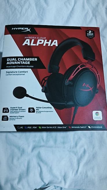 бета сервер фф: Проводные гарнитуры, HyperX, Новый, цвет - Черный — 1