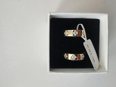 Кольца: Серьги, Проба 585, Циркон, Женские, Парный набор — 1