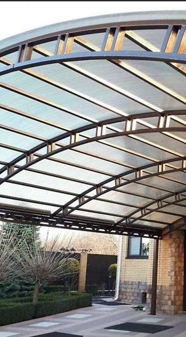 Навес, Арочный, Металл, Поликарбонат