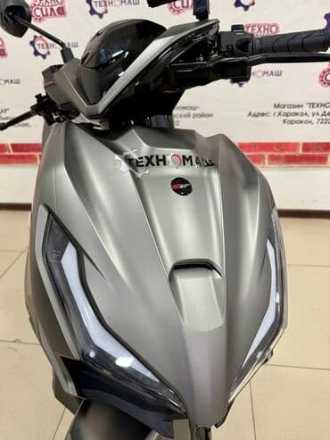 электронные мотоциклы: Тип скутера 150 куб. см, Бензин, Новый — 15
