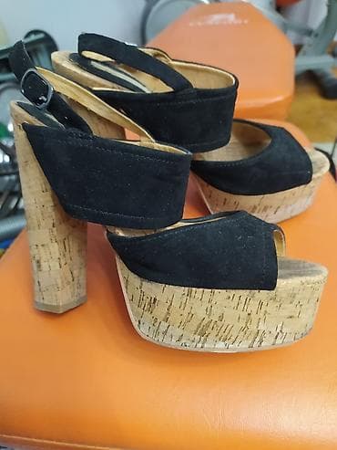 Женская обувь: Продаю босоножки,чистая замша, размер 37,удобная колодка, смотрятся — 4