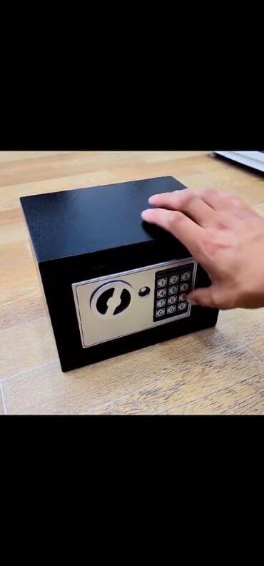 Шкафы: Сейф без ключевой доступ прочный взломастойкий мебельный сейф — 4
