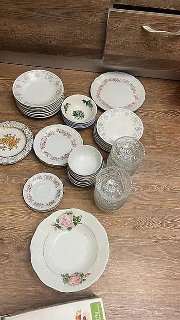 фарфоровая посуда бишкек: Продаю тарелки и чашки оптом — 3