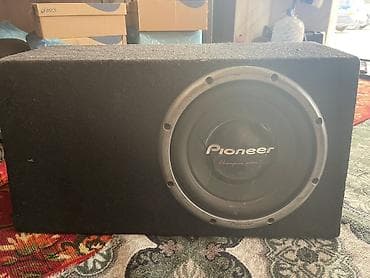 боковая: Автомобильный сабвуфер Pioneer в короба + усилитель Kicx - Сабвуфер — 1
