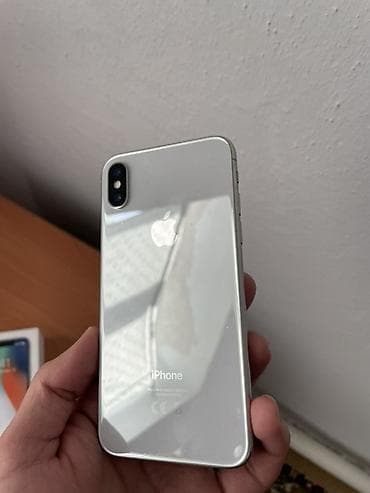 apple x: IPhone X, 256 ГБ, Серебристый, Коробка — 4