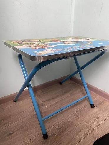 small table: Детский столик . Есть стульчик, но правда спинки нет. Покупала за — 2