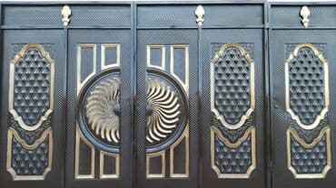 Ворота, распашные откатные, металл Россия гарантия качества