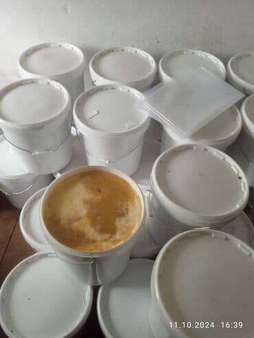 кондитерские отходы: Мед в пластиковых пищевых вёдрах - Натуральный пчелиный мед в крупной — 4