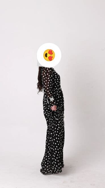 национальные украшения бишкек: Повседневное платье, Турция, Осень-весна, Длинная модель, Шифон, Турецкое, S, M, L — 3