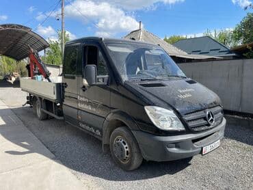 мерседес дубл кабина: Манипулятор, Mercedes-Benz, 2009 г. — 4