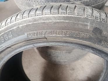 Транспорт: Летние шины комплект, размер P215/45 R17 87V. Низка профильный — 1