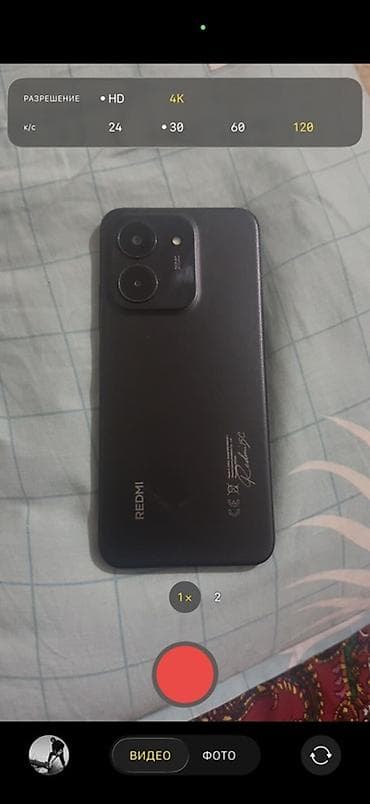 телефоны в бишкеке айфон: Redmi, Redmi 15C, Б/у, 128 ГБ, цвет - Черный — 2