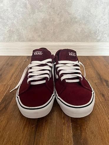 кеды зимние: Кеды Vans, размер 44.5 (EU). - Модель: низкие скейт-кеды с фирменной — 3