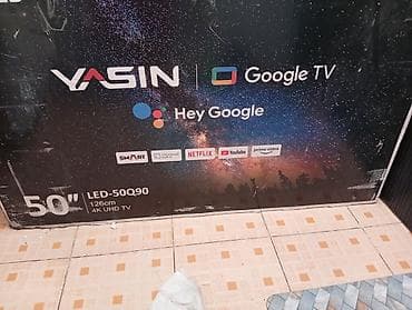 телевизор на компьютер: Телевизор YASIN LED-50Q90, 50" (126 см), 4K UHD, Google TV — 2