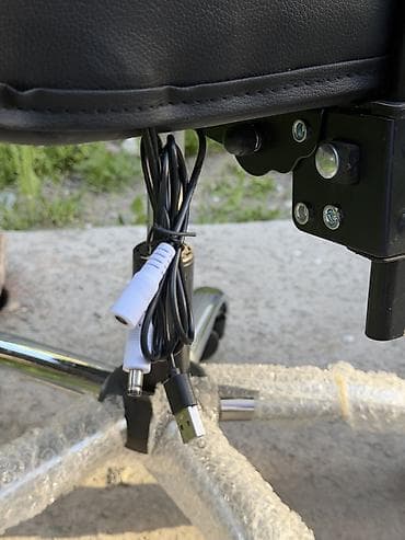 массажный кресло в бишкеке: Офисное кресло, Новый, С колесиками, цвет - Черный, Экокожа, Самовывоз, Платная доставка — 6