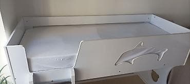 Бала үчүн комод: Балдар үчүн эки ярустуу, Колдонулган, ЛДСП, түсү - Ак — 3