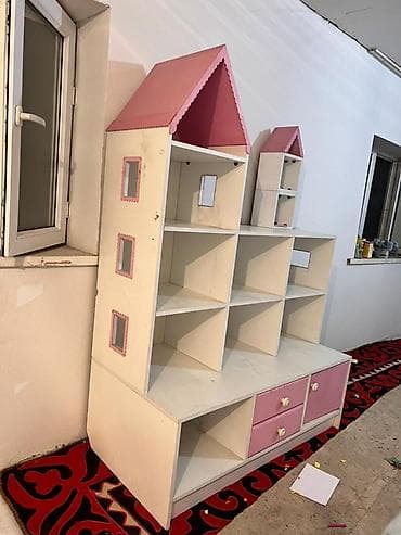 детская мебель 3 в 1: Детский шкаф, Для игрушек, Для девочки, цвет - Белый — 3