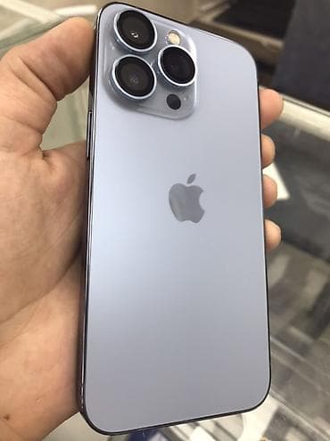 IPhone 13 Pro, Новый, 128 ГБ, Голубой, Защитное стекло, Чехол, 89 %
