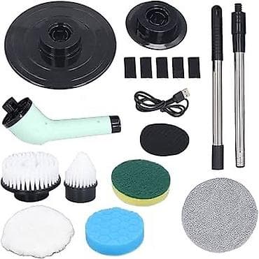 Cleaning brushes: Электрическая щетка для уборки 9‑в‑1 - Мощность: 25 Вт - Время — 5