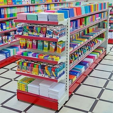 ремонт витрин: Стеллаж металлический сборный, железная полка Классические стеллажи — 7